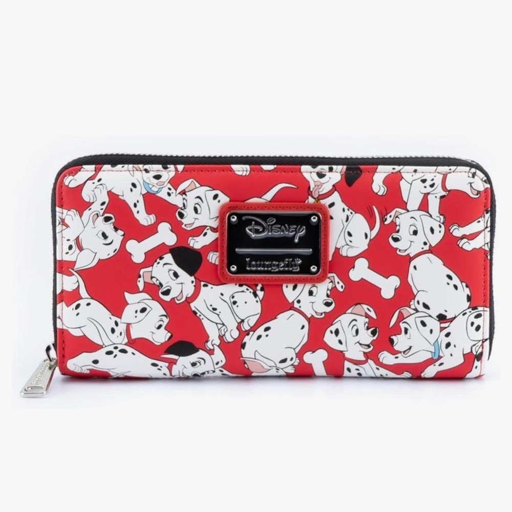 Disney 101 Dalmatians Zip-Around Wallet - Red, White & Black